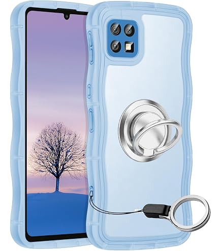 Amazon.co.jp: AQUOS sense6 sense6s ケース クリア ウェーブ SH-54B